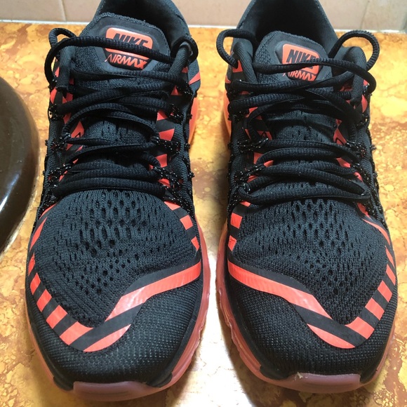 Nike Air Max 2015 NR Black Lava Mesh Running Shoes - Picture 4 of 11